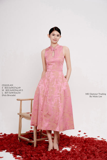 Zhen Orient Crystal Qipao Dress