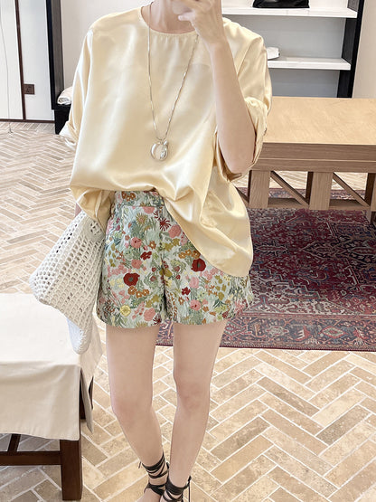 Hoo Oversized Satin Top