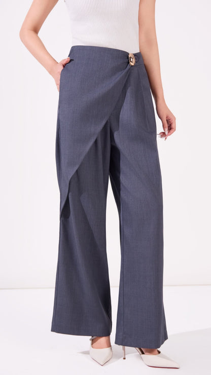 Ziri Overlap Straight Legged Pants