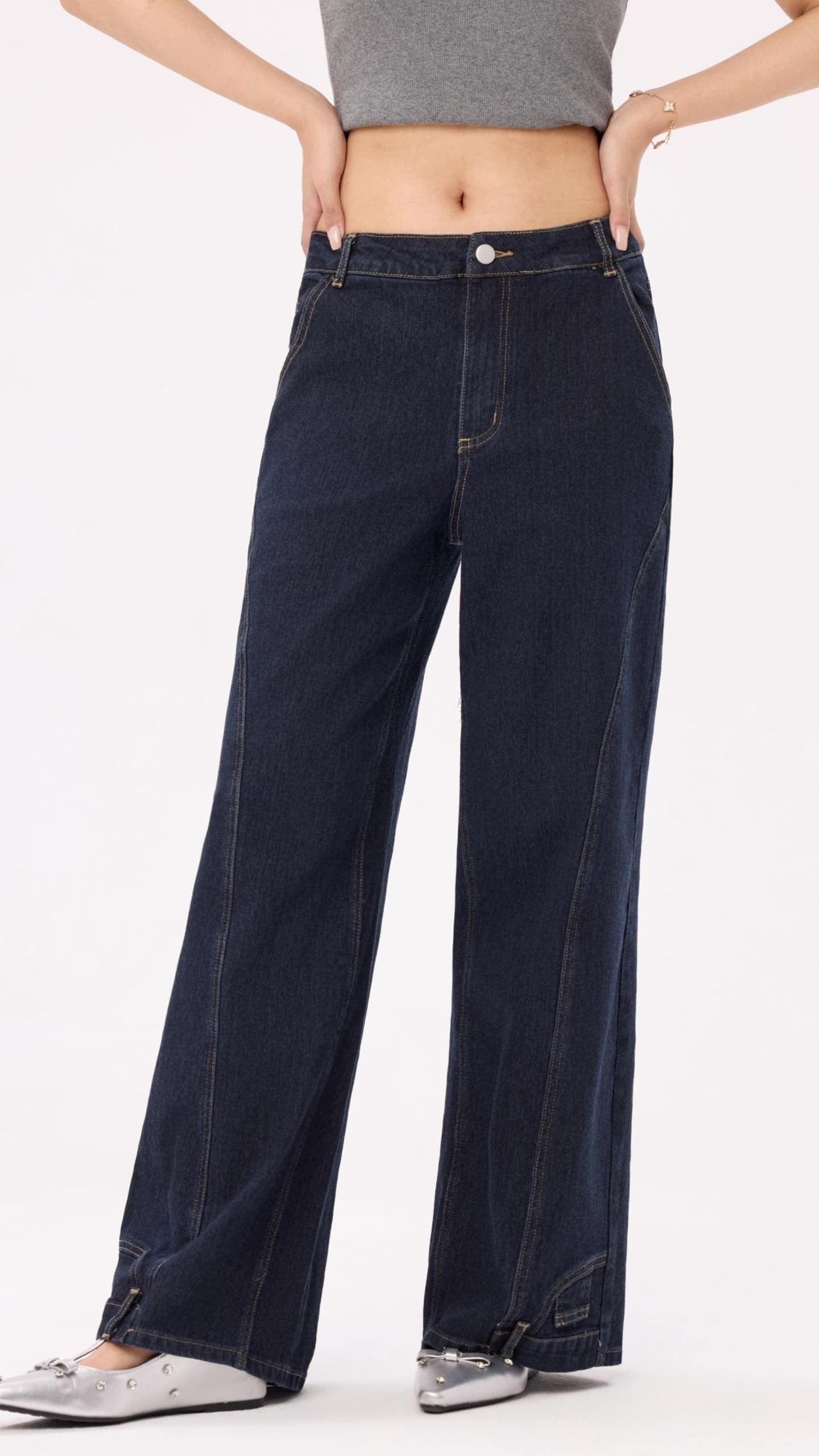 Ziri Upside Down Denim Jeans