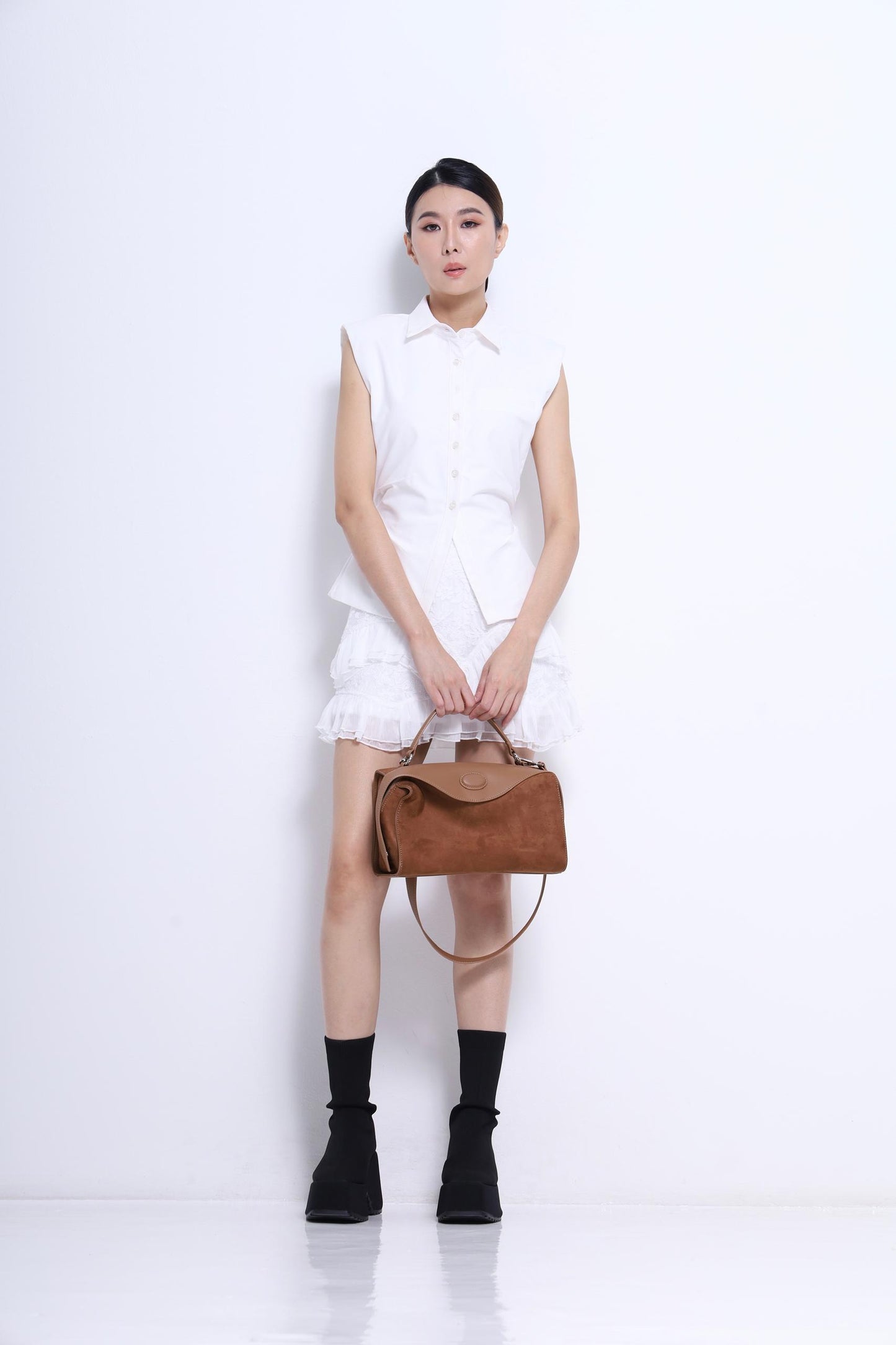 Gia Fitted Back Tie Shirt