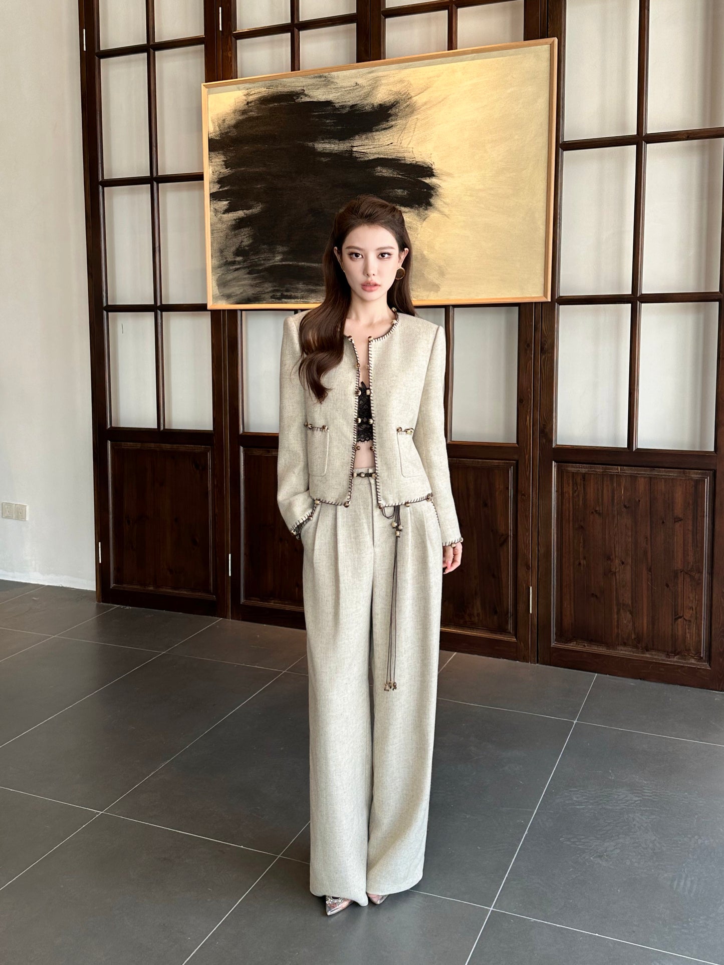 Blake Linen Jacket Setwear