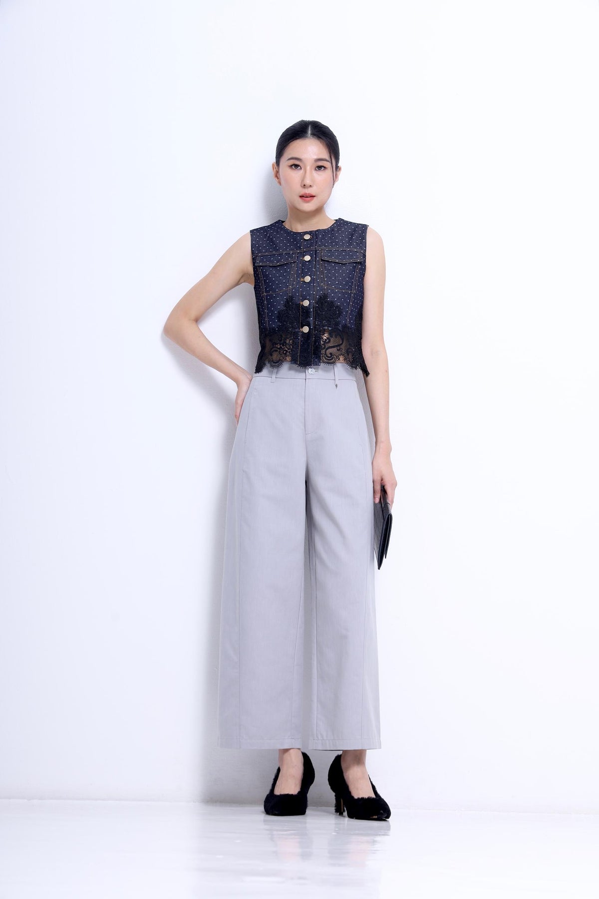 Sonya Straight Legged Tailored Pants