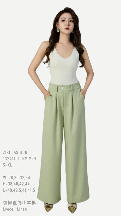 Ziri Linen Wide Legged Pants