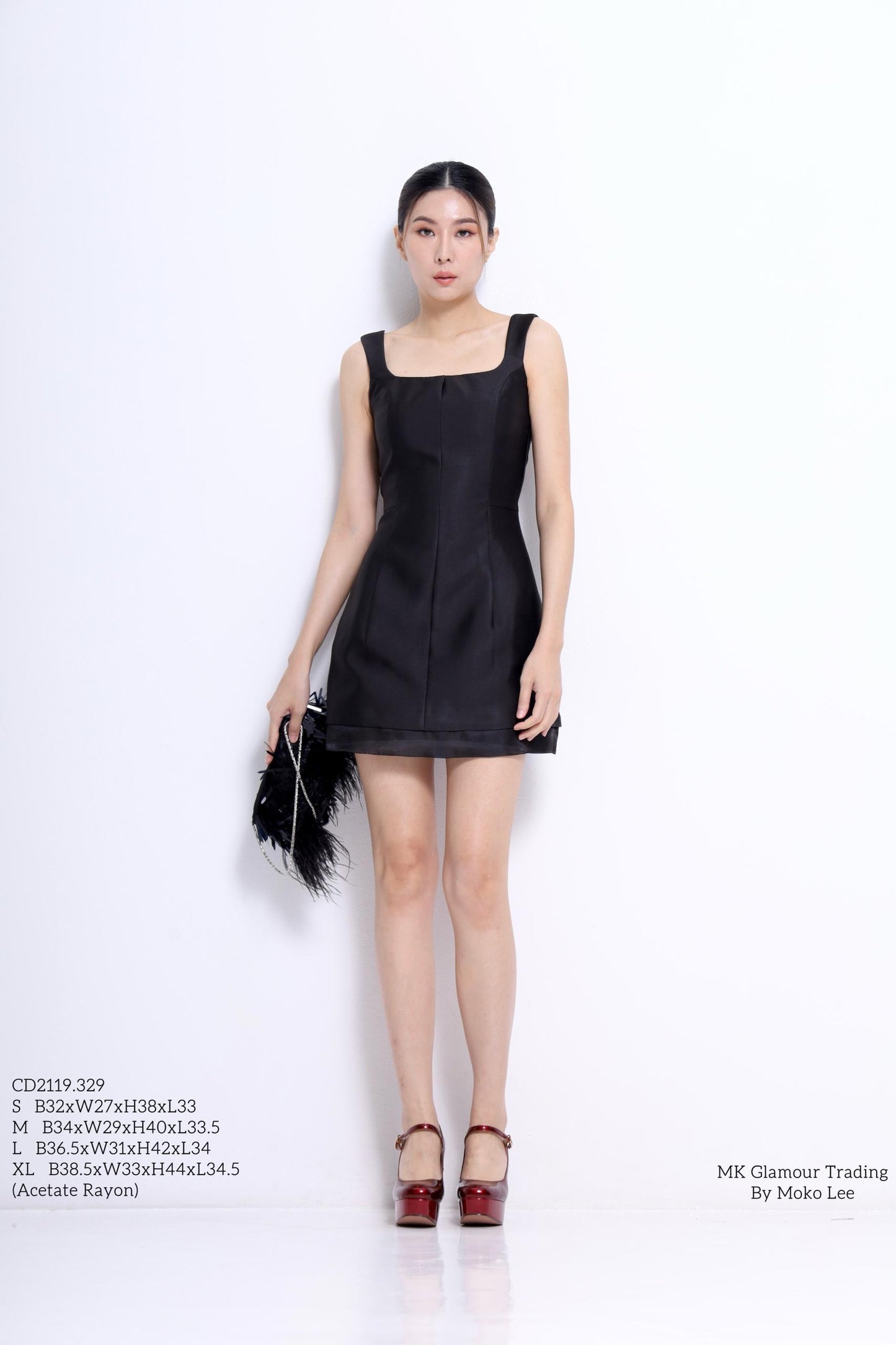 Venice Square Neck A-line Dress