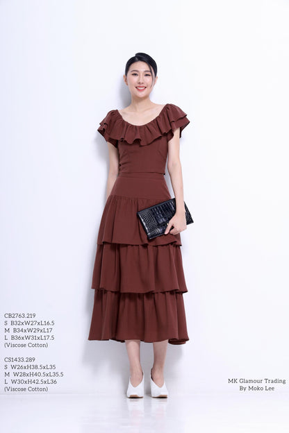 Mona Ruffle Layered Skirt