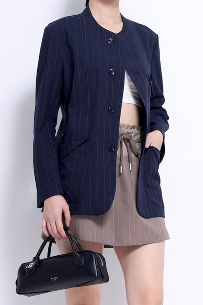Dana Pinstripe Mini Skirt