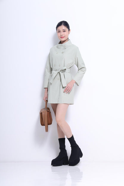 Sylvia Mid-Length Trench Jacket