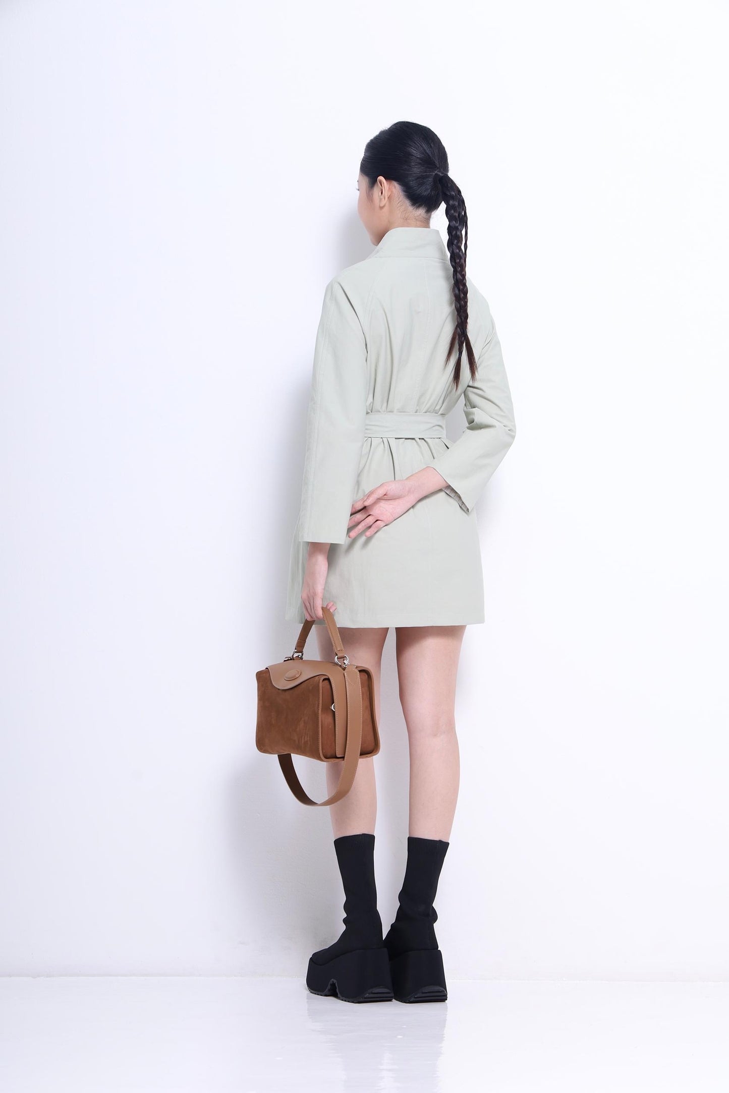 Sylvia Mid-Length Trench Jacket