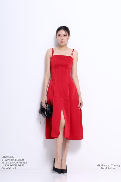 Dahlia A-line Midaxi Dress