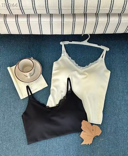 Lumi Airy Padded Lace Bra Top