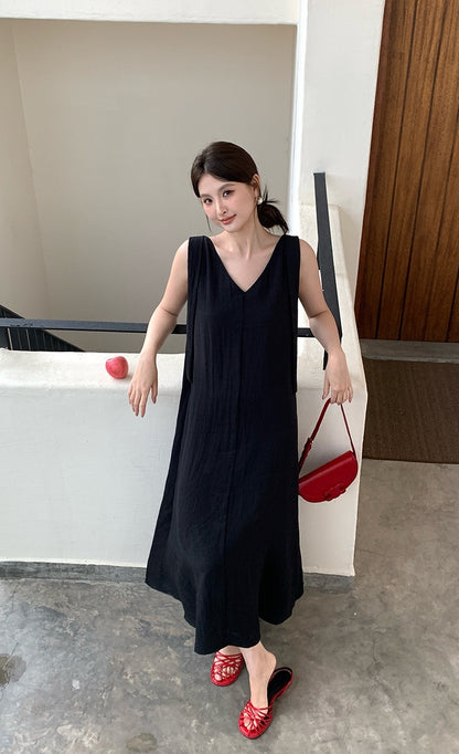 Emy Linen A-line Dress