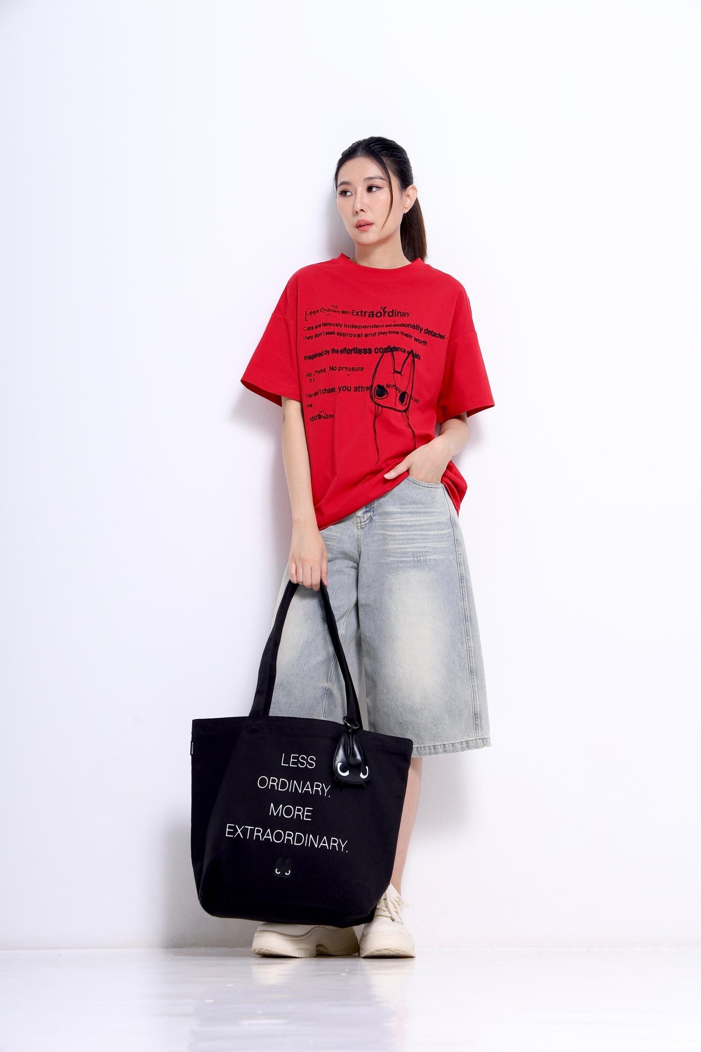 Omo Embroidered Oversized Tee