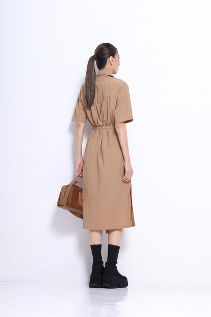 Jaime Oversized Trench Shirt Dress