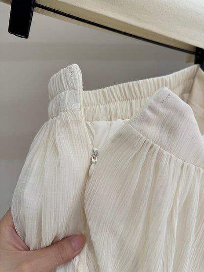 Tyana Textured A-line Skirt