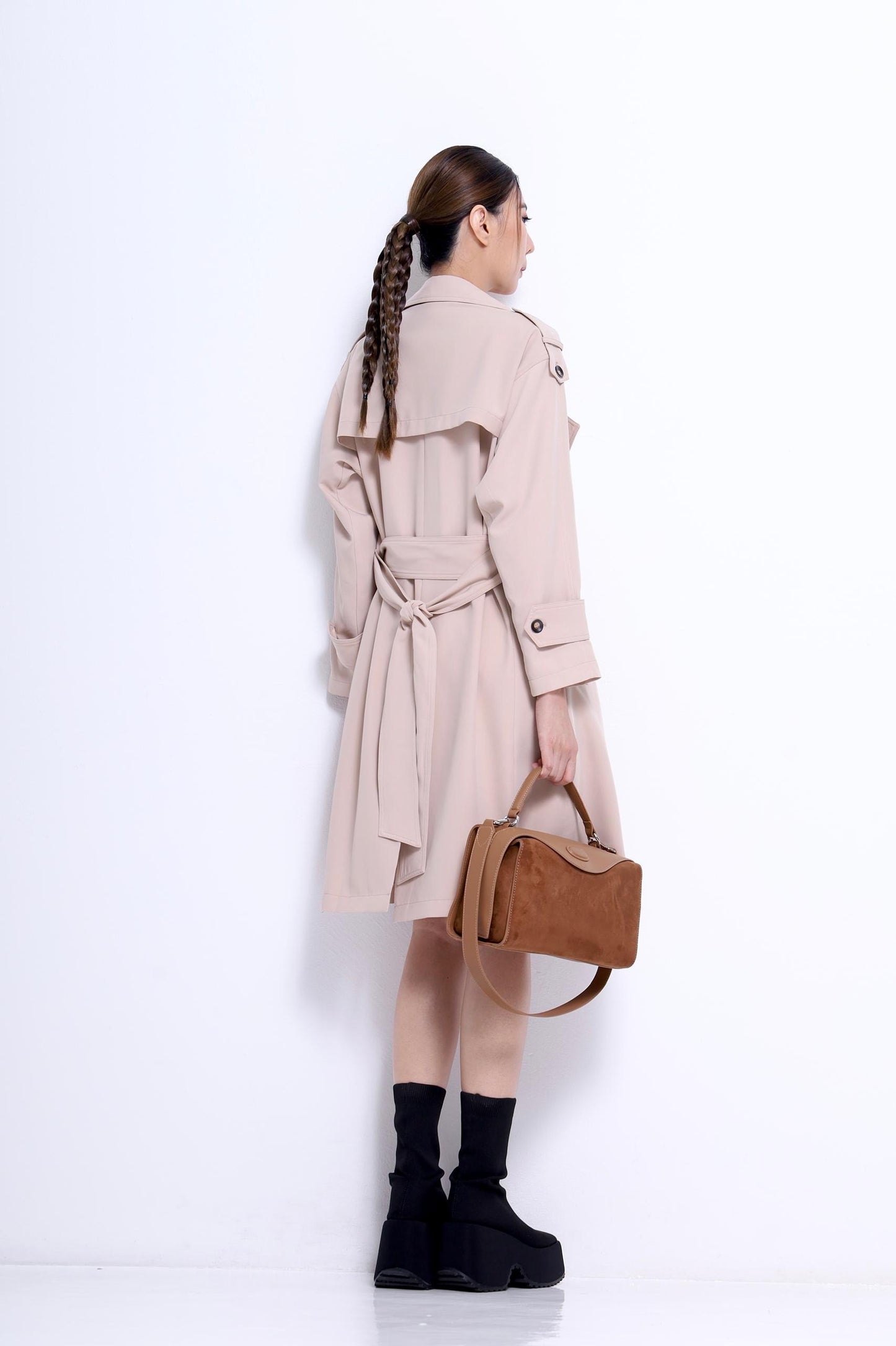 Naomi Light Midi Trench Jacket