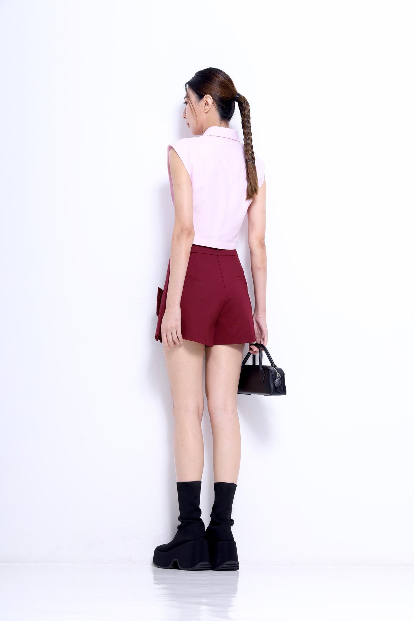 Sera Ribbon Tailored Skorts