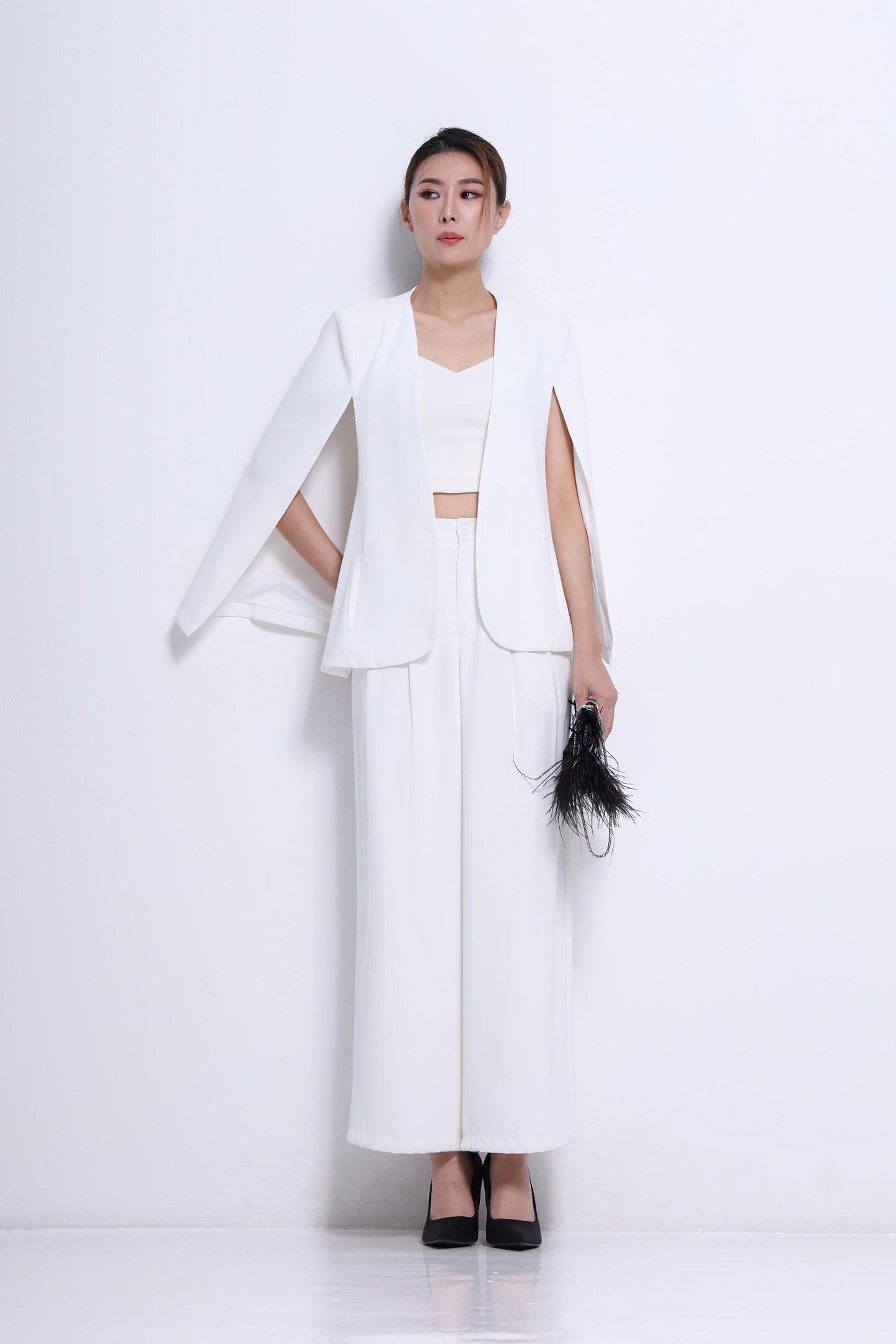 Jace Tailored Cape Blazer