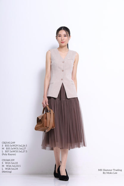 Ellina Flowy Tulle Skirt