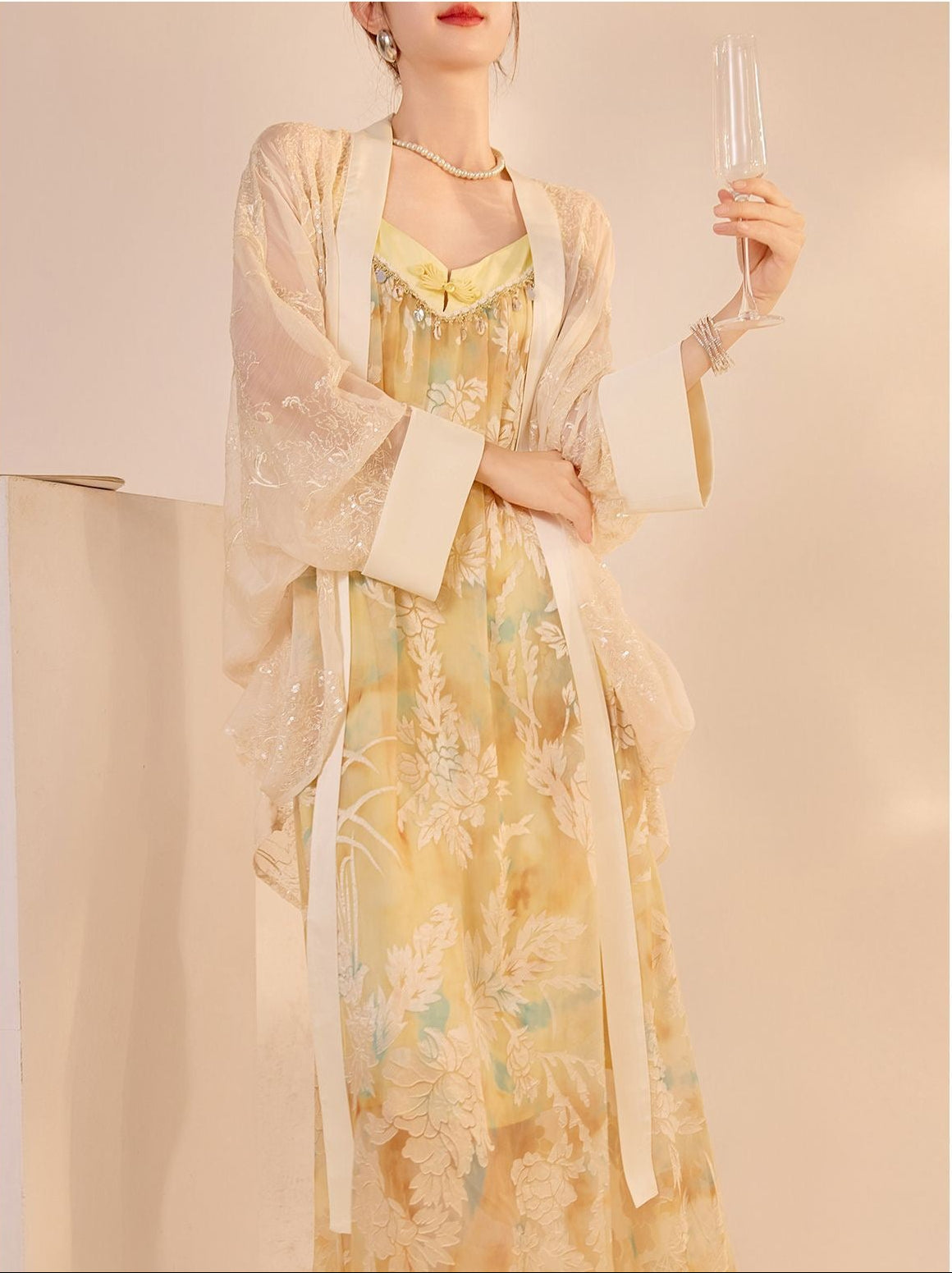 Huang Orient Flowy Dress