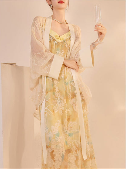 Huang Orient Flowy Dress