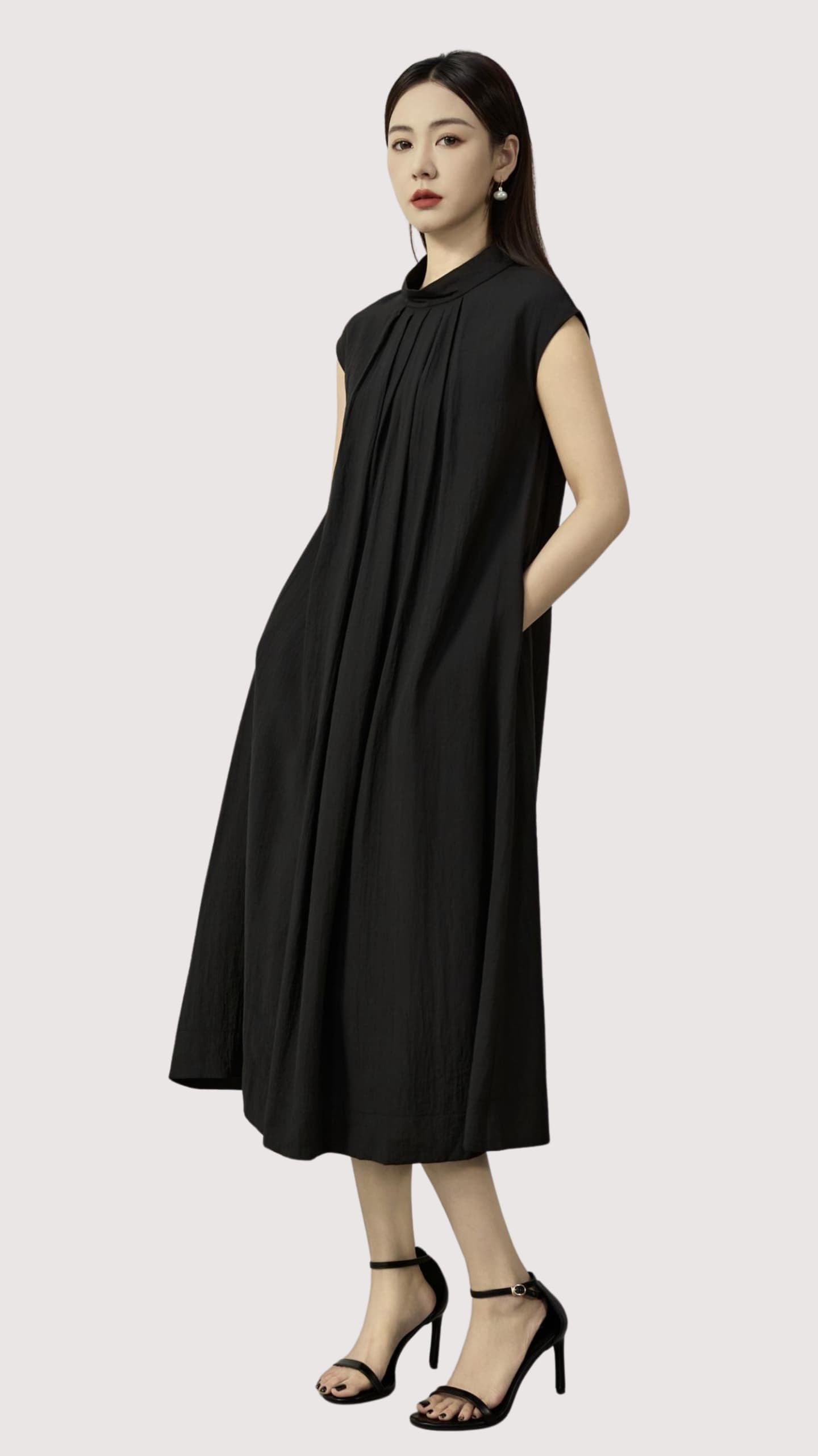 Ziri Round Neck Aline Dress