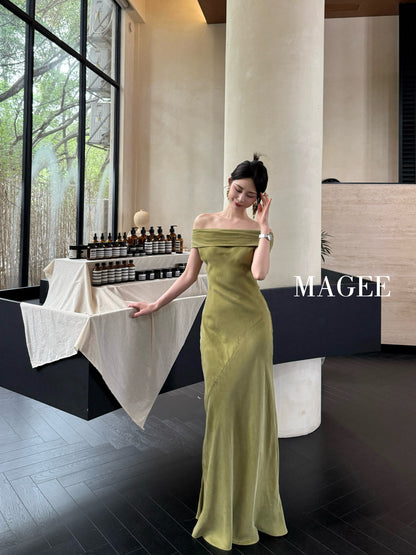 Magee Off Shoulder Evening Dress