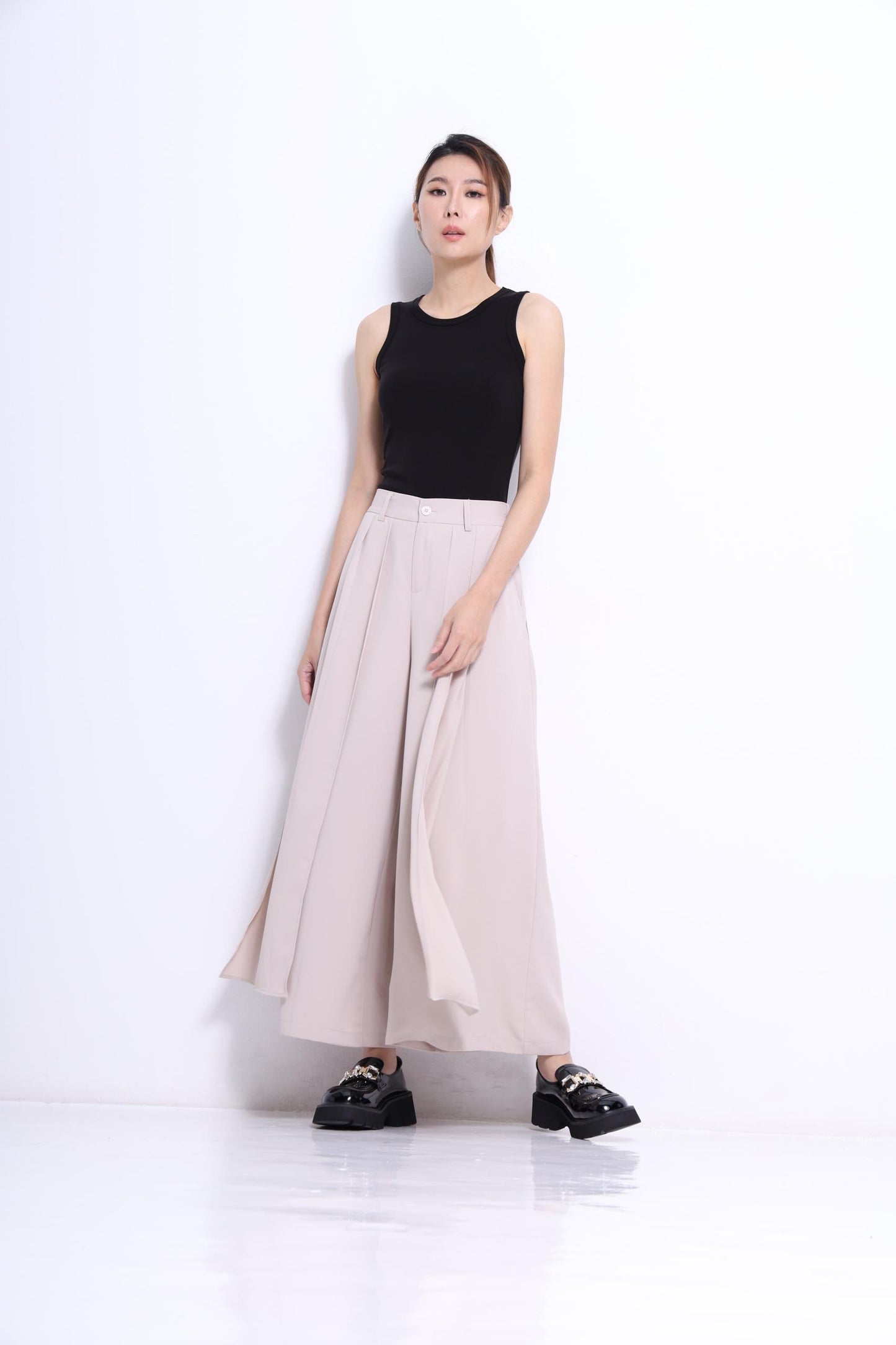 Blaire Asymmetrical Wide Leg Pants