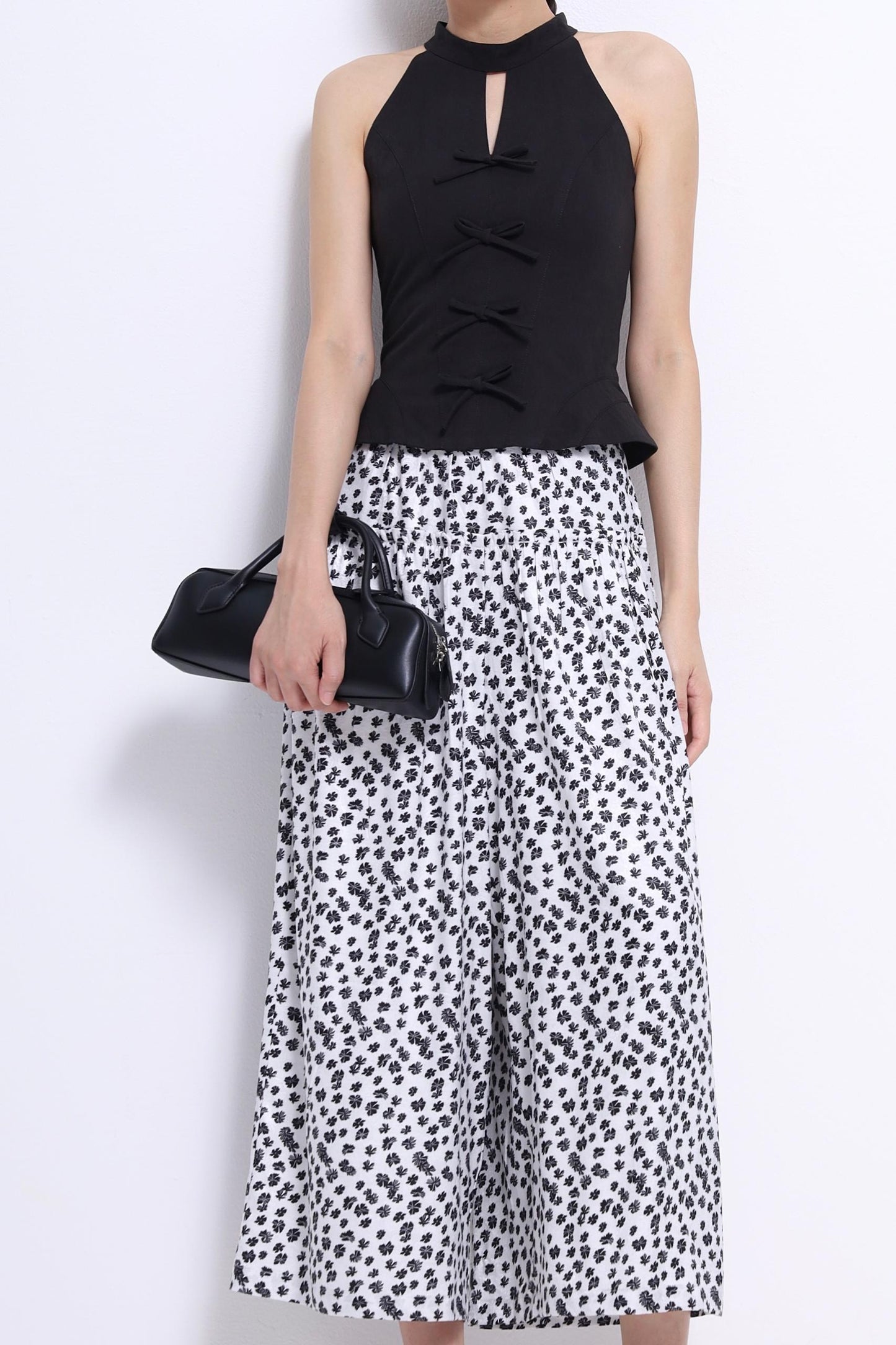 Sylvia Cut Out Ribbon Top