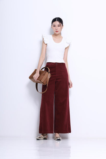 Marianne Ruffles Sleeve Top