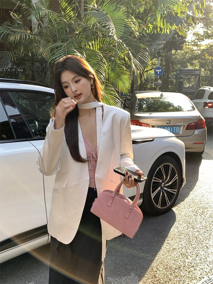 Zena Oversized Linen Blazer