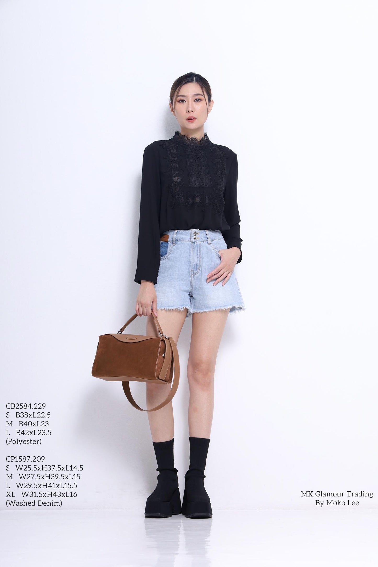 Lacey Mock neck Lace Blouse