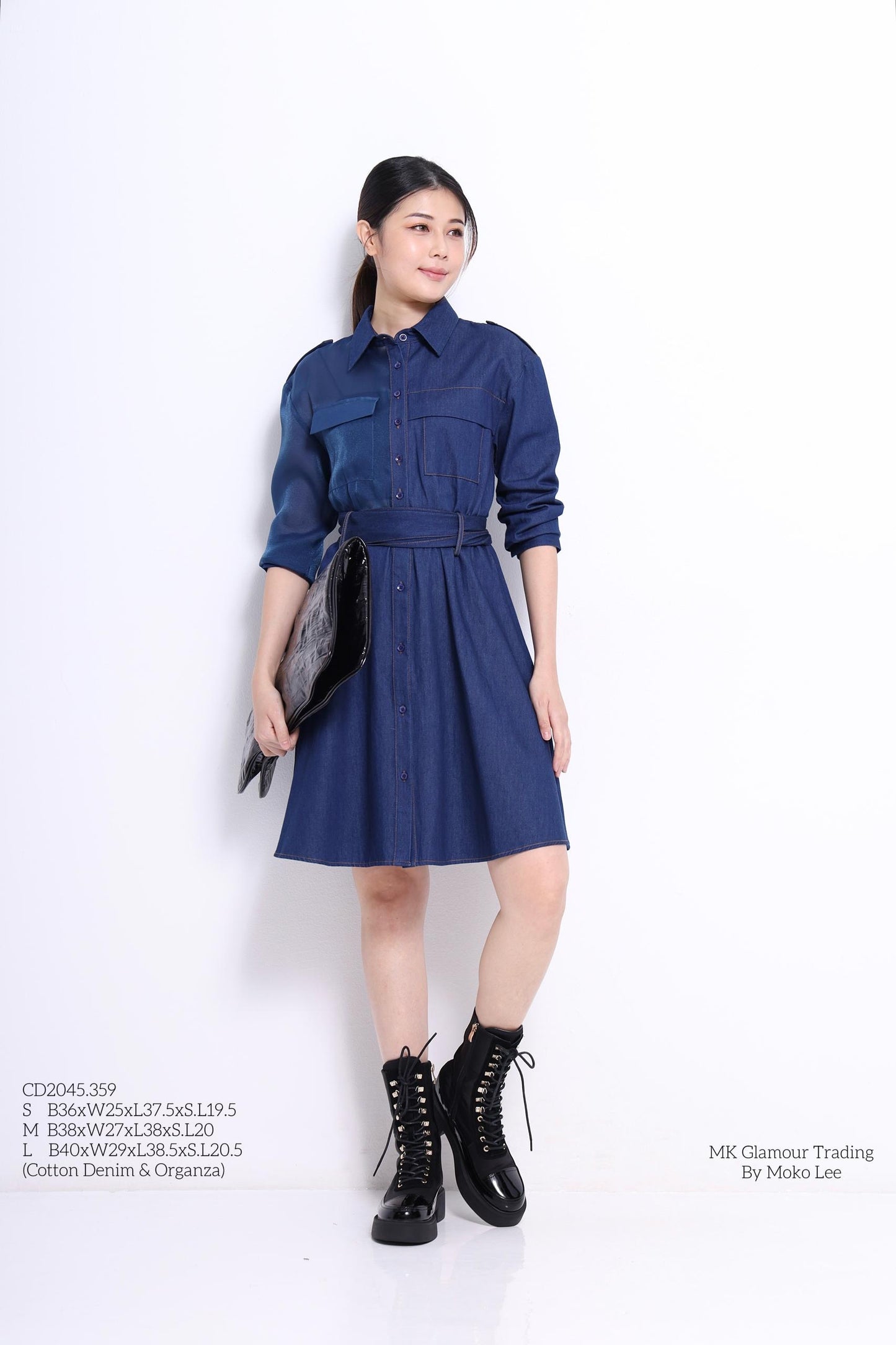 Jeon Denim Shirt Dress