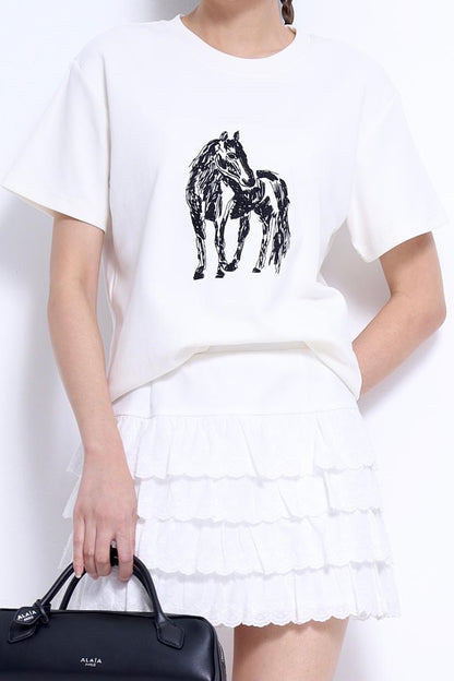 Gina Layered Lace Skirt