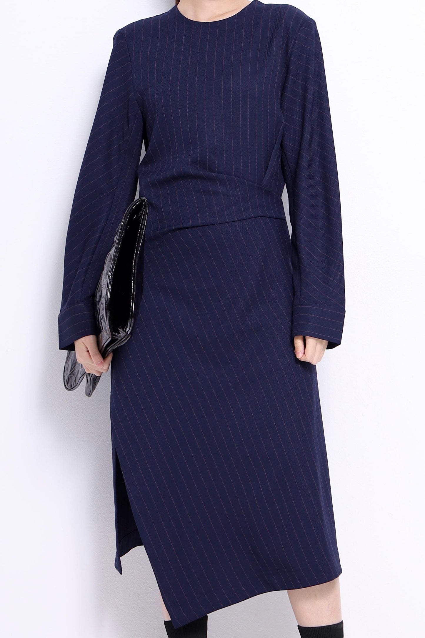 Jae Column Pinstripe Dress