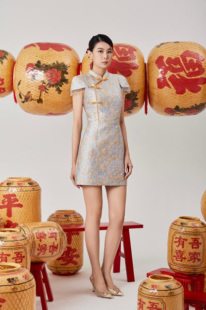 Cai Orient Pearl Qipao Dress