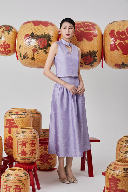 Huan Orient A-line Skirt