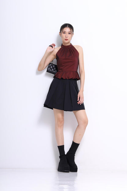 Talia Peplum Ruffles Top