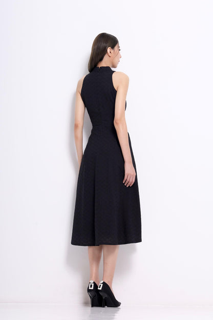 Aiko Cutout Embroidered Dress