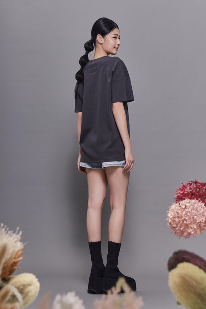 Ichigo Cutout Oversized Tee