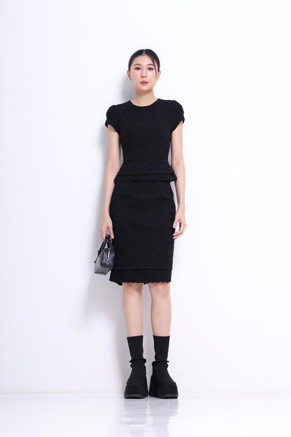 Stacey Lace Broderie Pencil Skirt