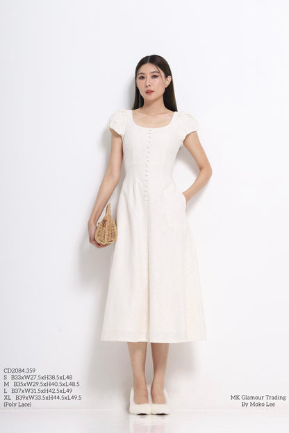 Stacey Sweetheart Lace Dress