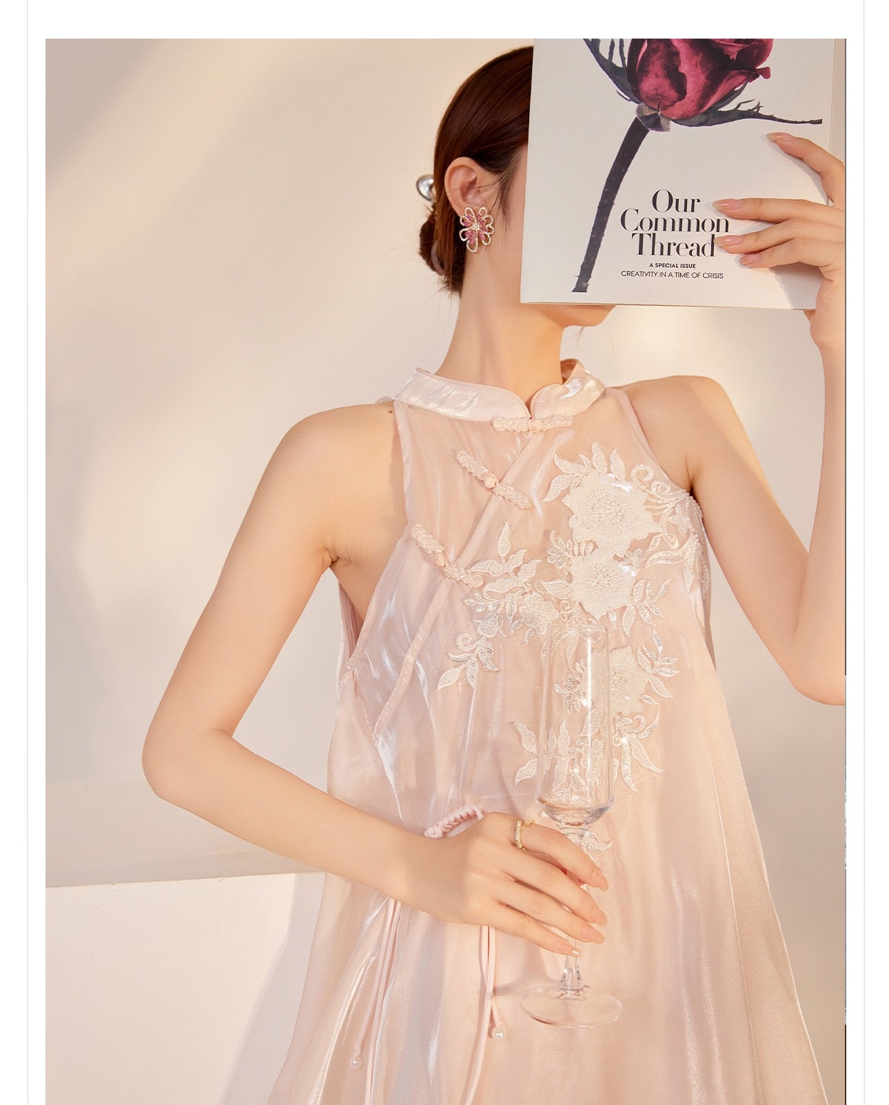 Liu Orient Embroidery Dress