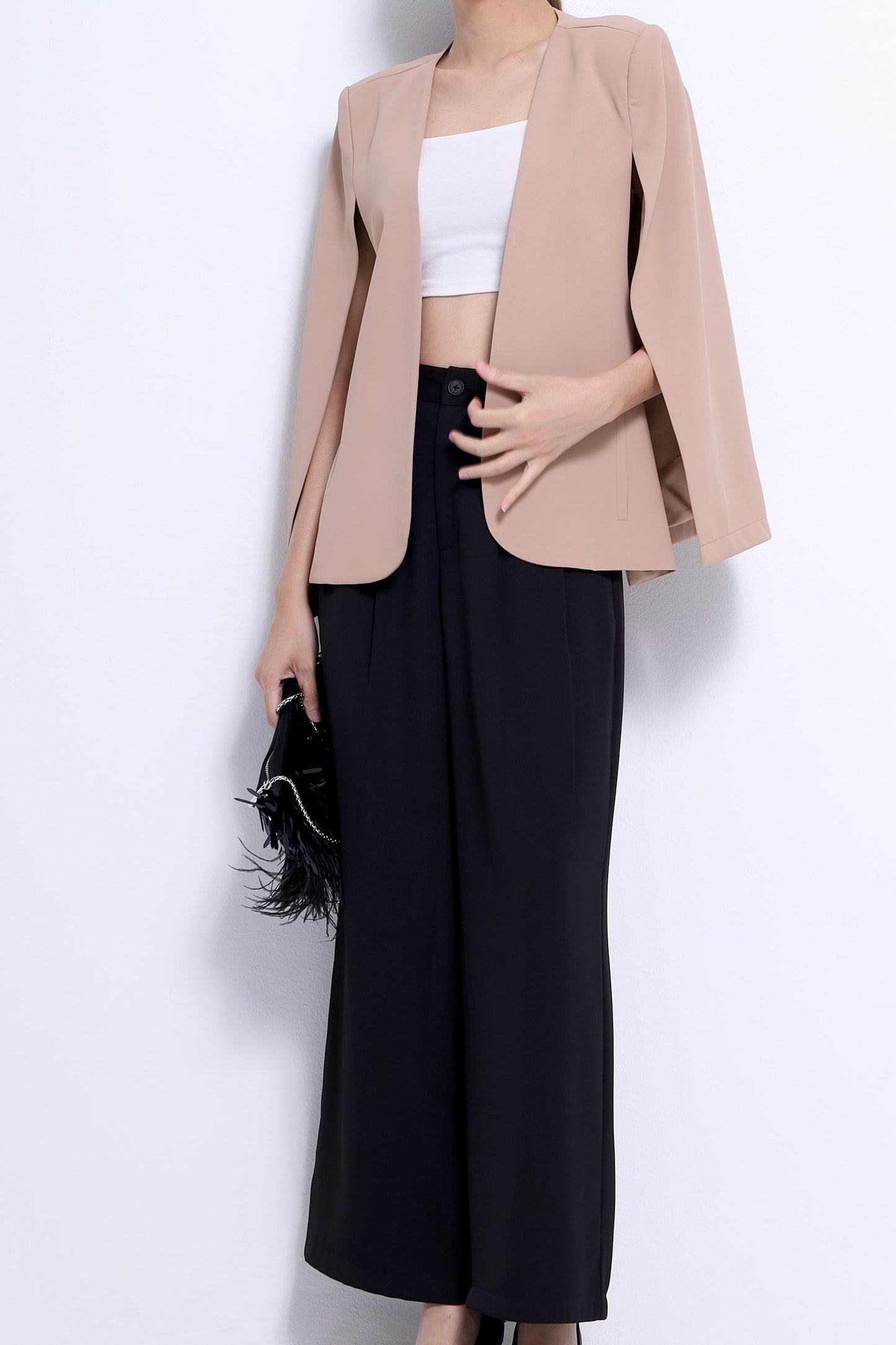 Jace Tailored Cape Blazer