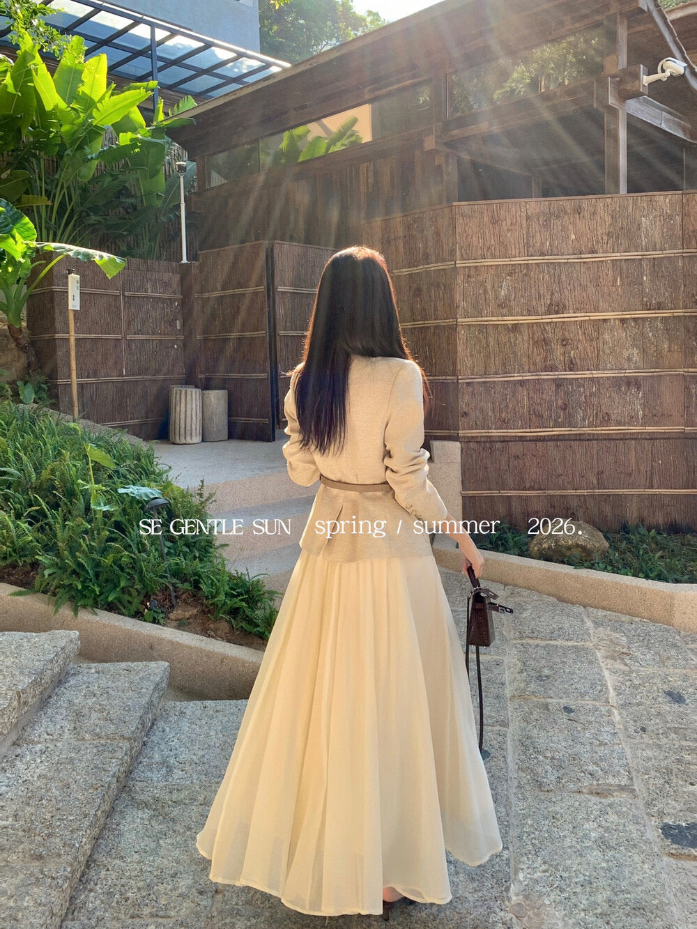 Tyana Textured A-line Skirt