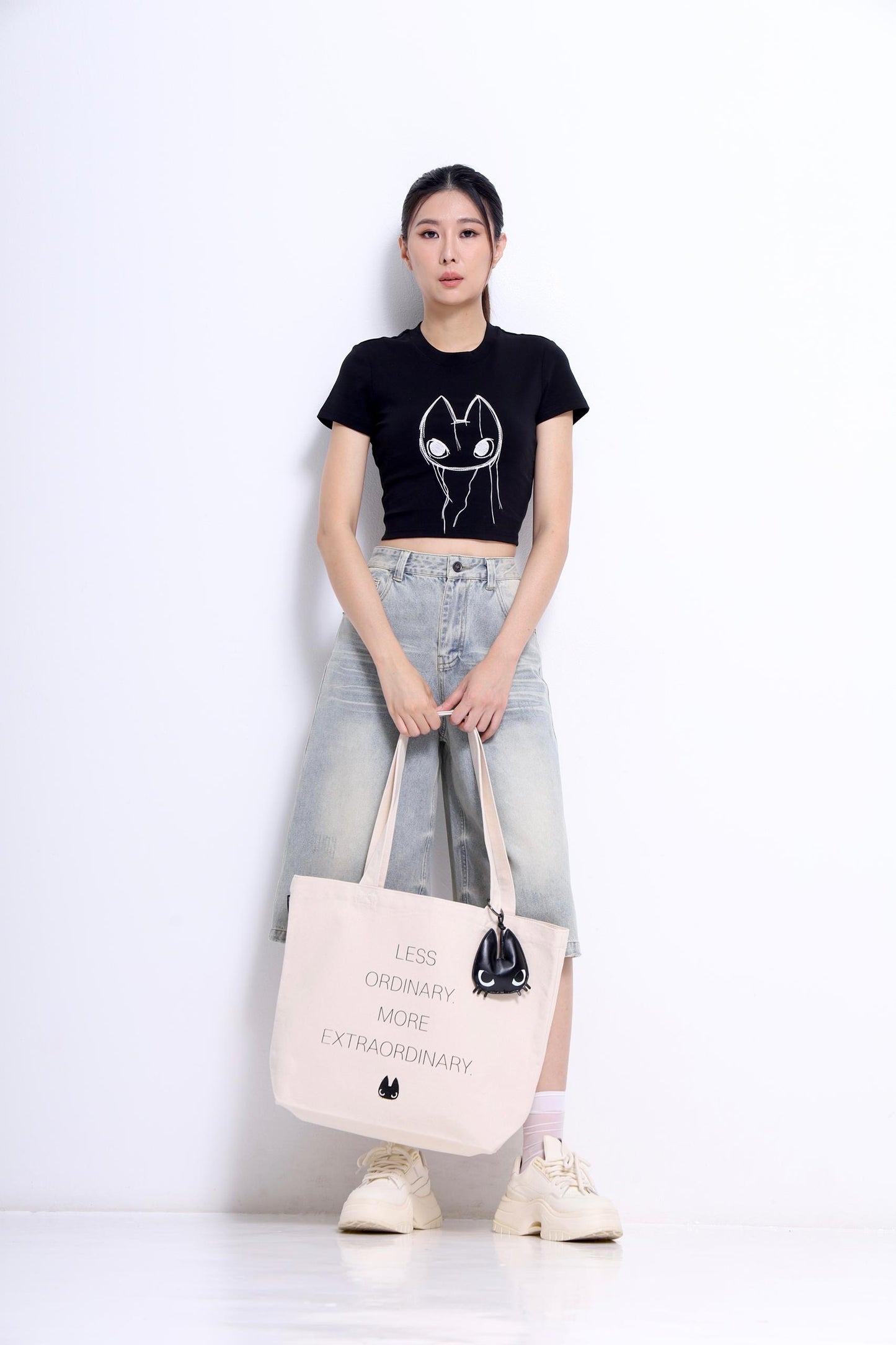 Omo Fitted Cropped Tee