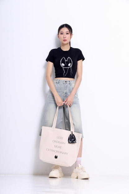 Omo Fitted Cropped Tee