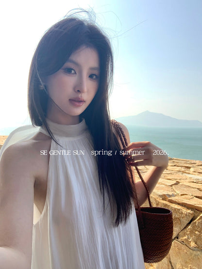 Kylie Summer Halter Dress