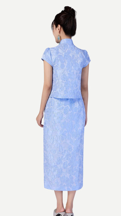 Liu Oriental Column Skirt