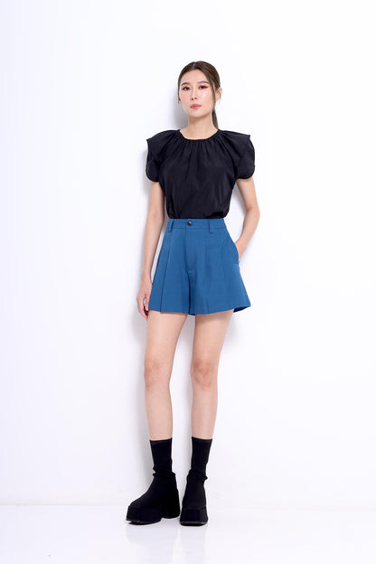 Leah Boxy Puff Sleeve Top